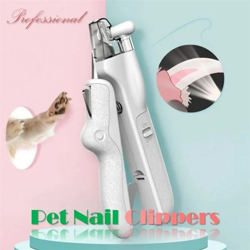 Pet Nail Clippers with LED Light – Professional Grooming Tool for Dogs &amp; Cats