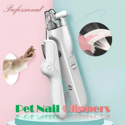 Pet Nail Clippers with LED Light – Professional Grooming Tool for Dogs &amp; Cats