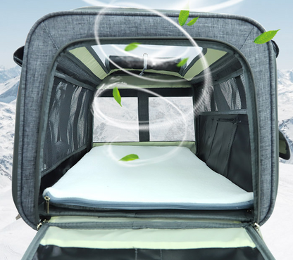 Borsa Trasportino Pieghevole con Ruote