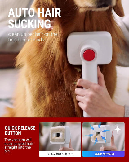 Kit Toelettatura Multifunzione con Aspirapolvere per Cani e Gatti