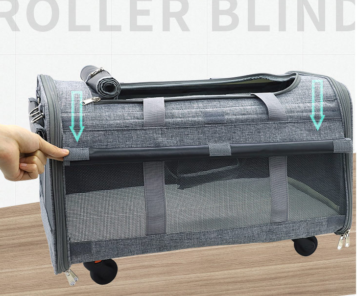 Borsa Trasportino Pieghevole con Ruote